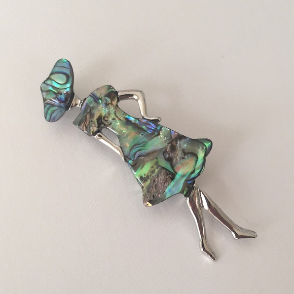๐50% OFF/3+...Elegant Lady Abalone Shell Brooch/Pendant - Picture 4 of 13